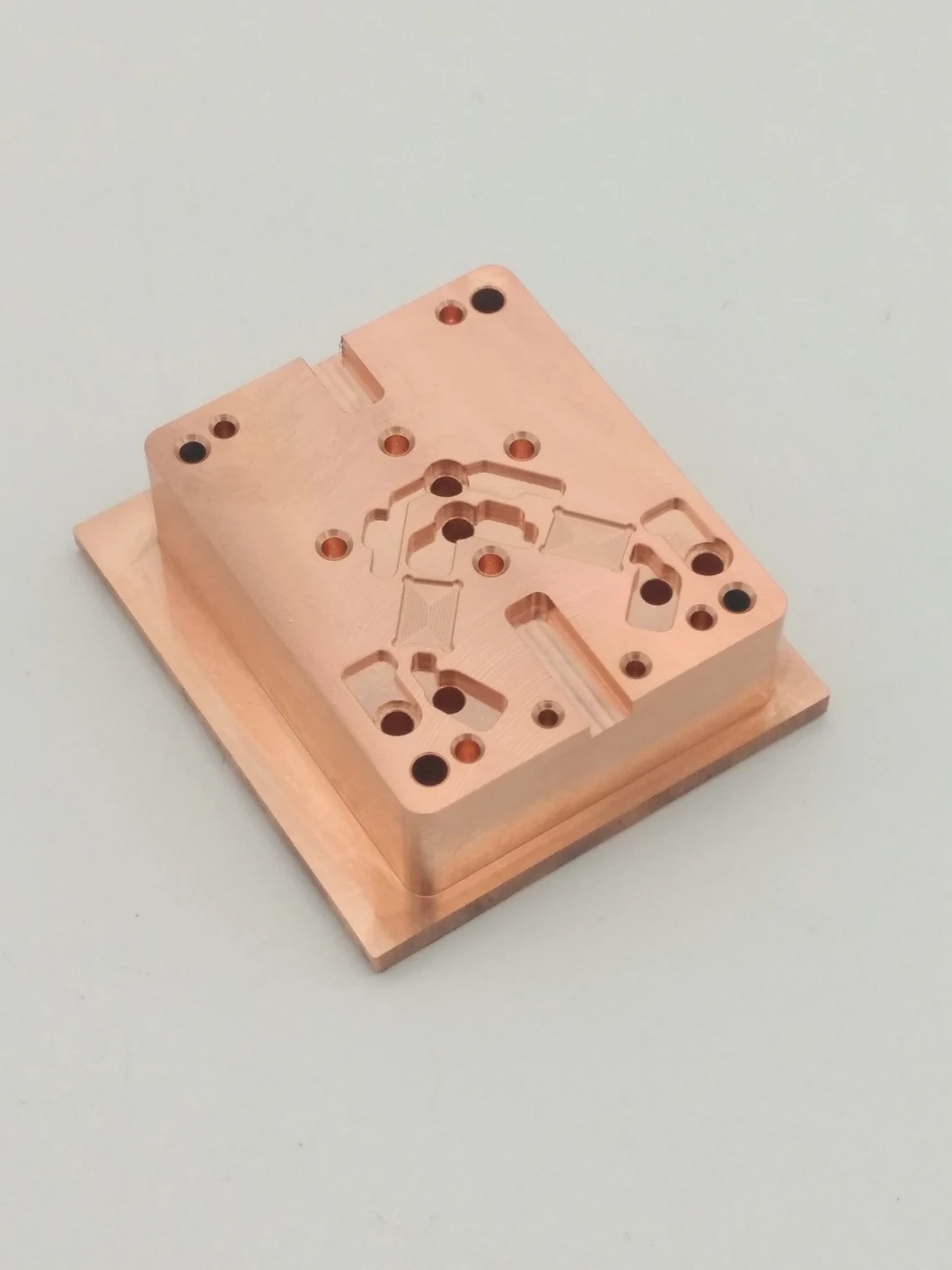 Copper 5 Axis CNC Machinery Milling Parts Service Produced Part